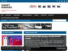 Tablet Screenshot of gadget-rumours.com